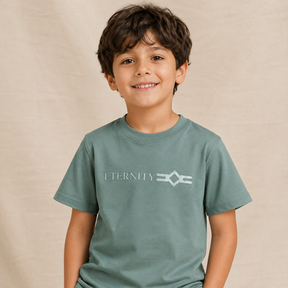 Boy's Round Neck Half Sleeve T-Shirt